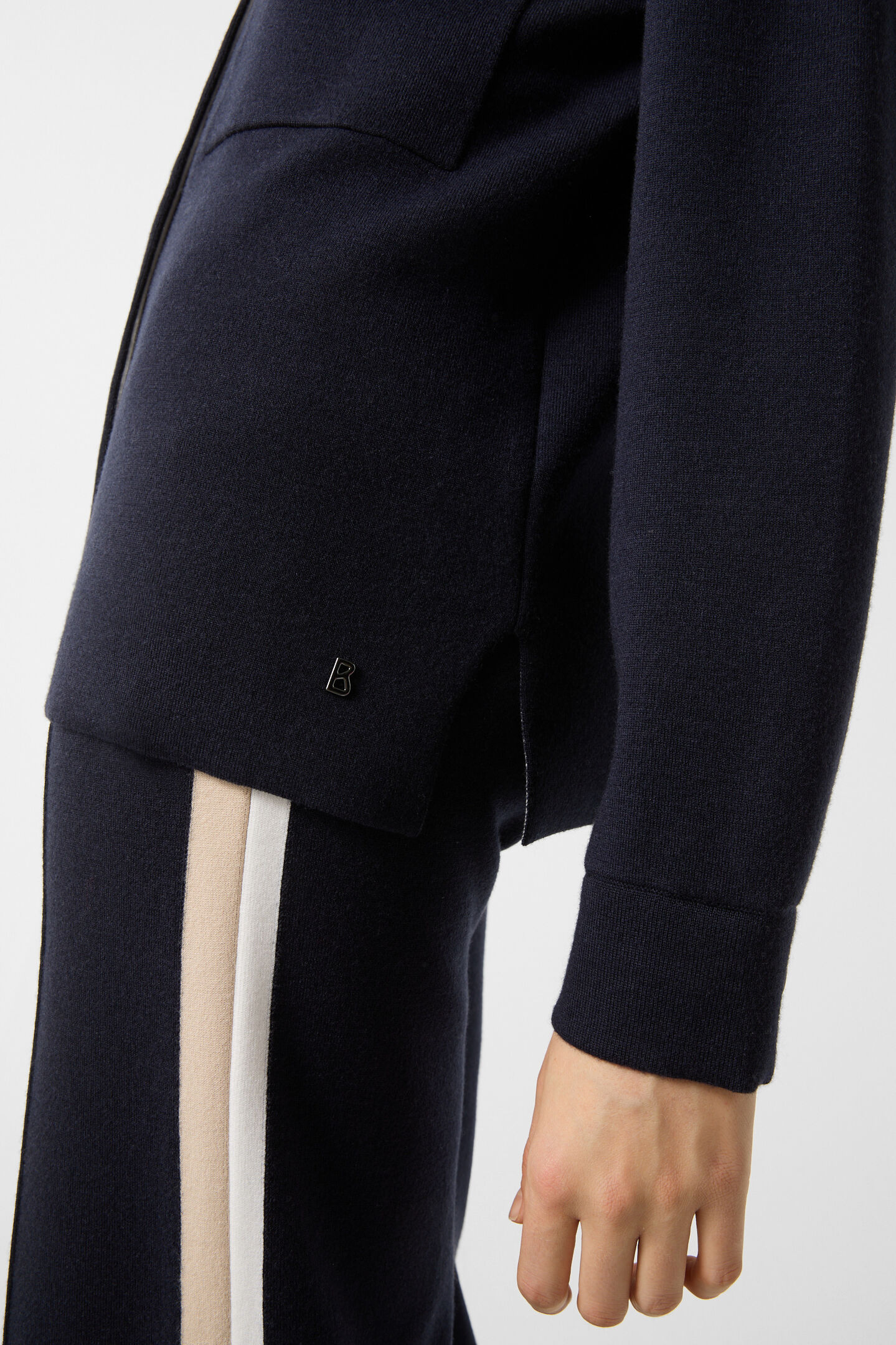 Icaria Knit Overshirt Navy blue