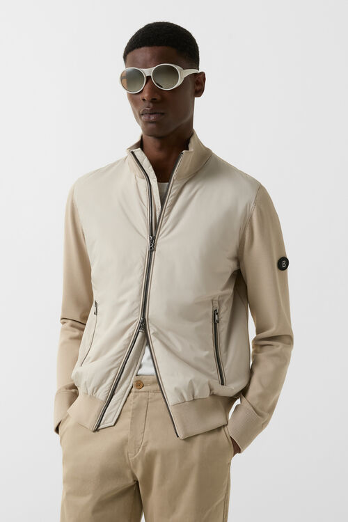 Hybrid-Strickjacke Zisco Sand