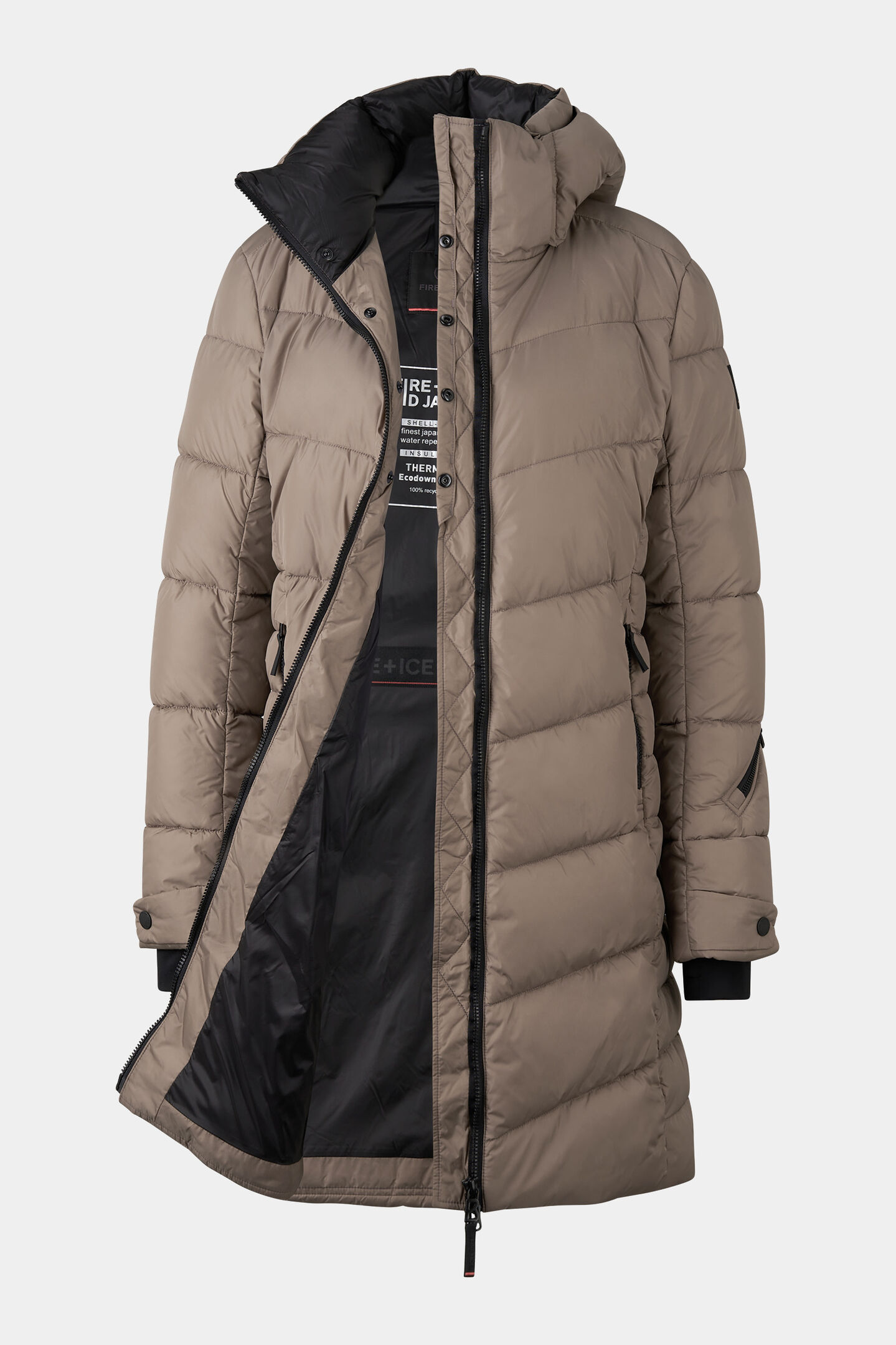 Aenny quilted coat Caramel