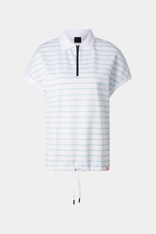 Polo Gaja menthe/blanc