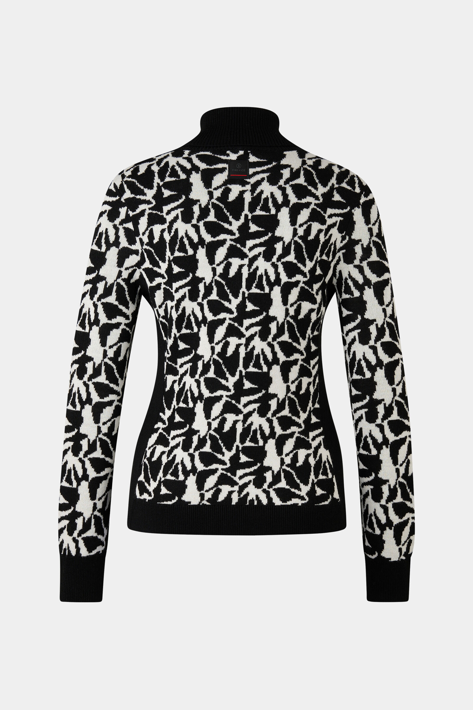Jacquard jumper Maira Black/white