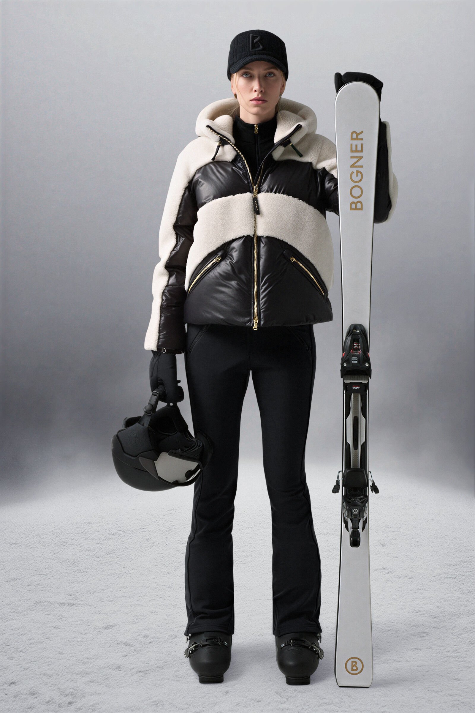Ski Look Dana Black/Off-White 