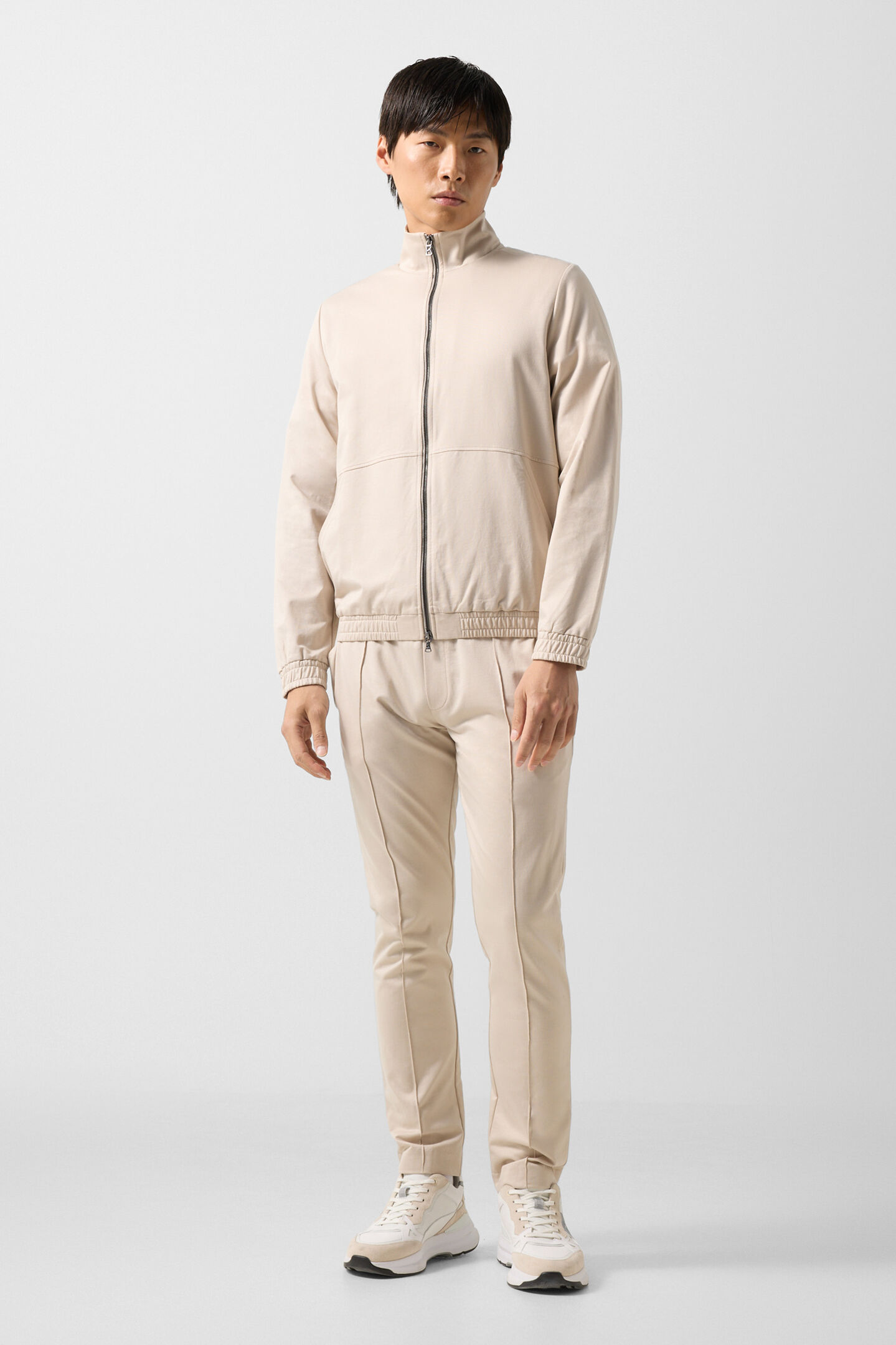 Rupert jersey jacket Sand