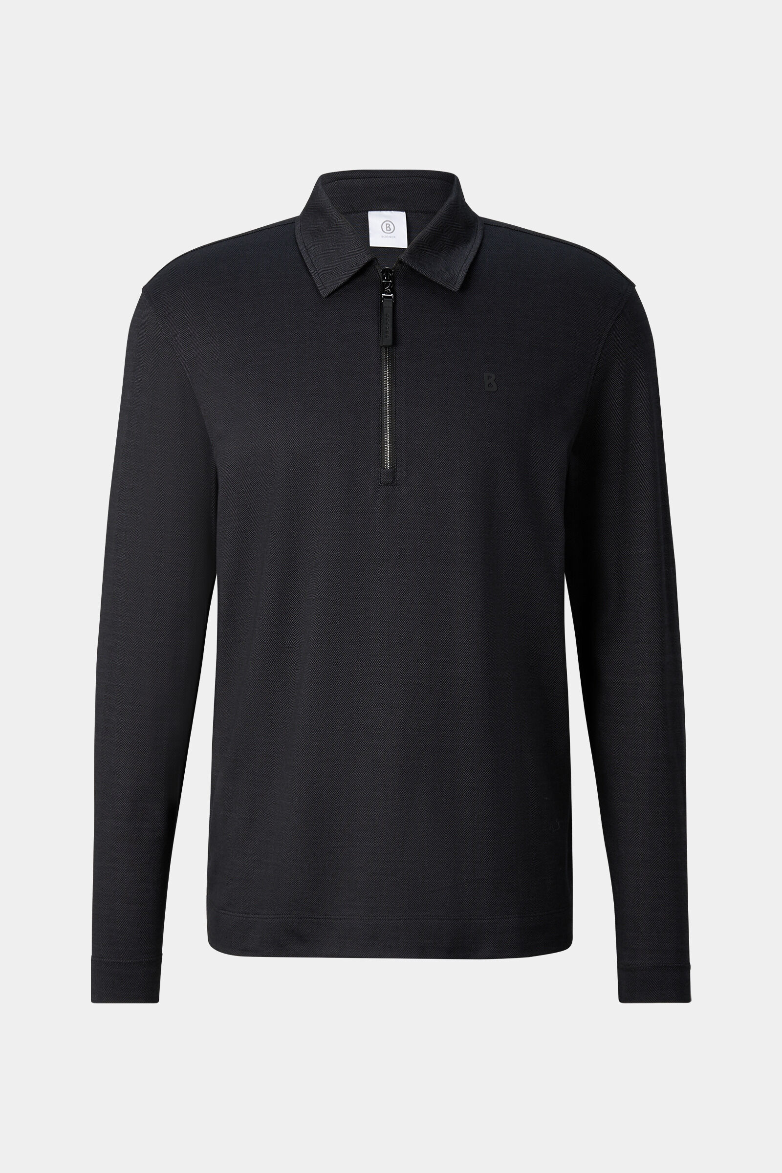 Bailey Polo Long-Sleeved Top Black