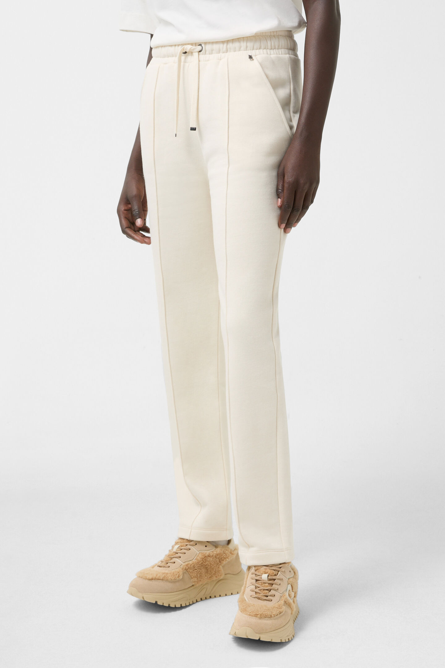 Pantalon molletonné Carey Crème