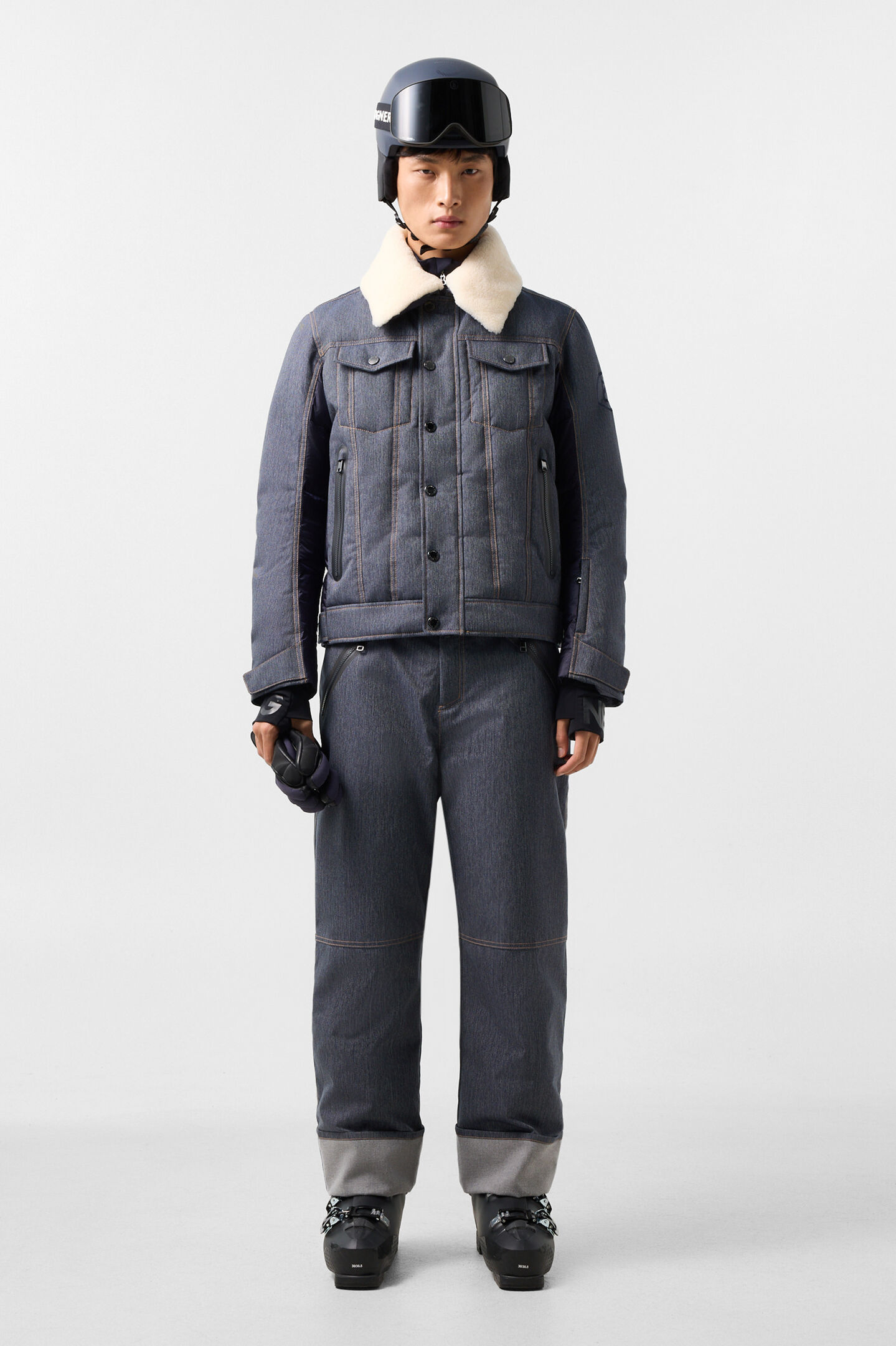 Jeen denim ski jacket Denim Blue