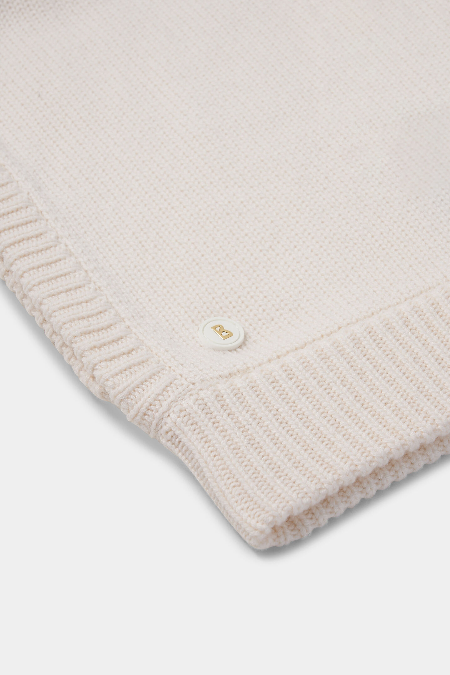 Berny Virgin Wool and Cashmere Balaclava Off-White