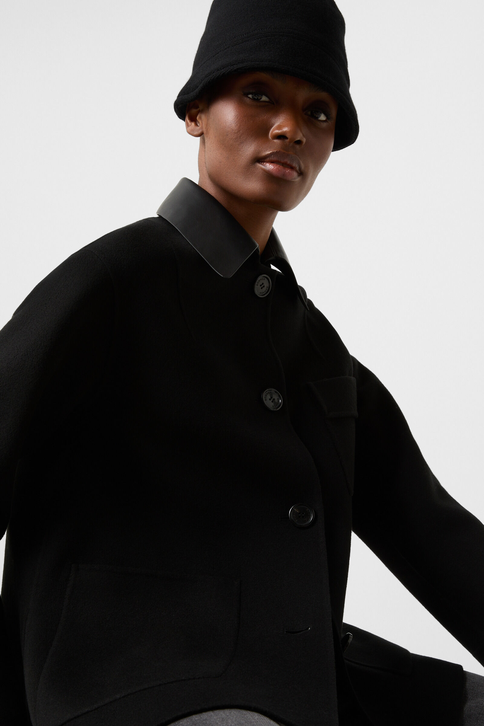 Veste double face Cassidy Noir