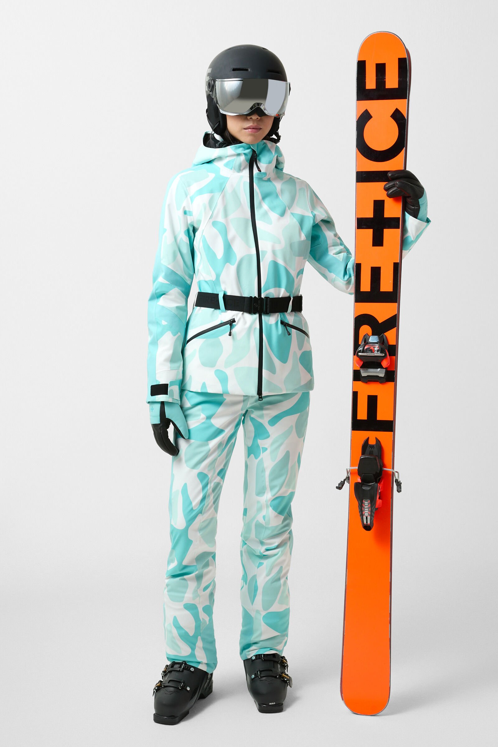Moia ski jacket Ice blue/white