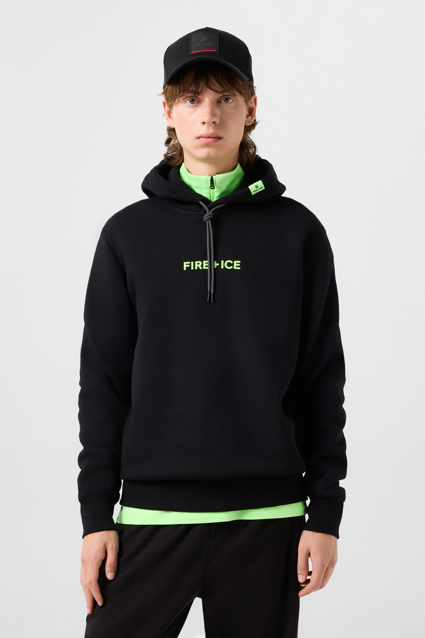 Covell Cotton Hoodie Black