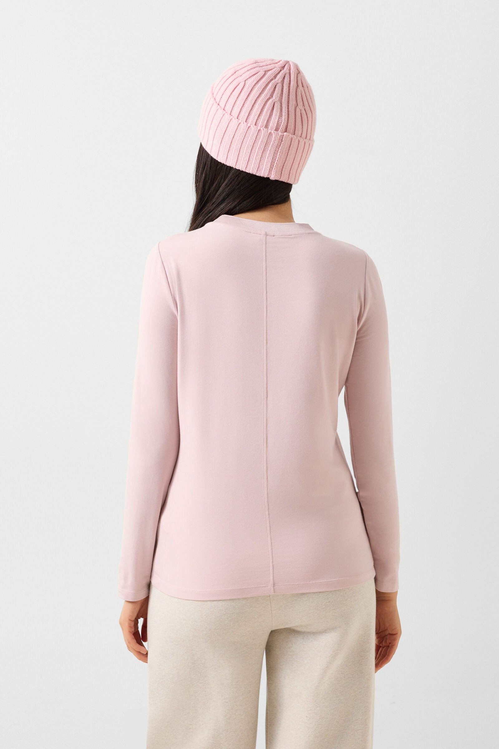 Alexi long-sleeved top Ros&eacute;