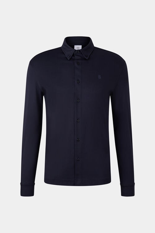 Jersey-Hemd Franz Navy-Blau