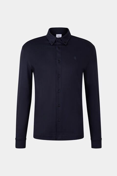 Jersey-Hemd Franz Navy-Blau Jersey-Hemd Franz Navy-Blau