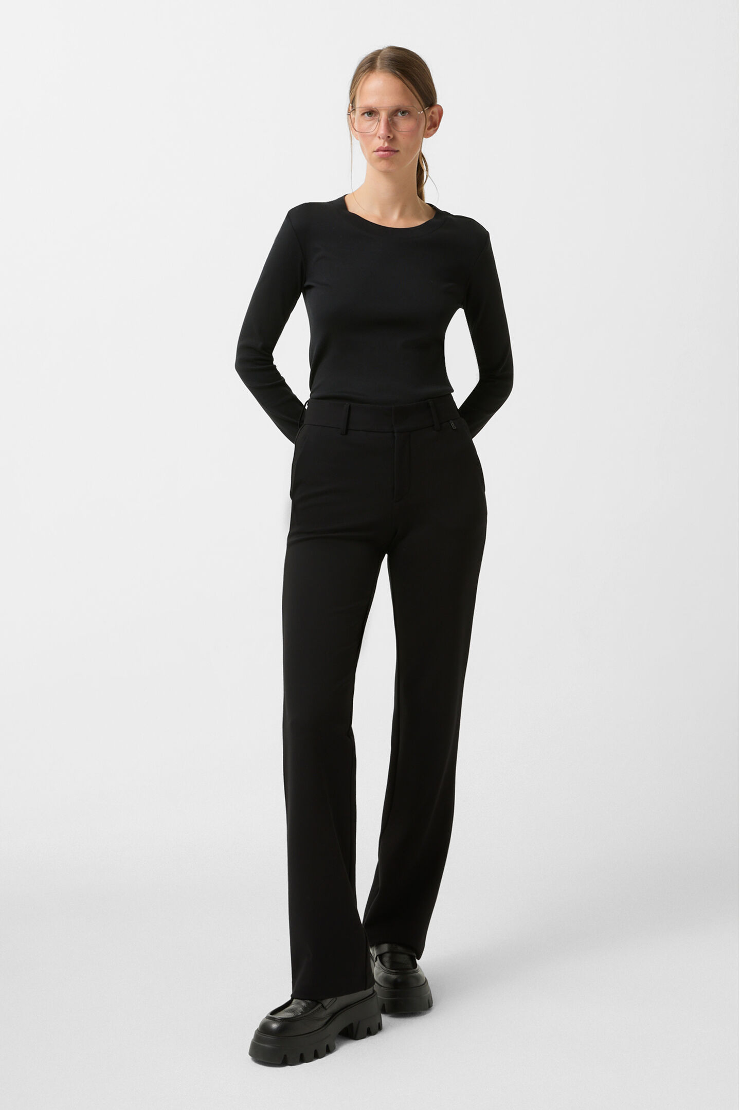 Jersey broek Jody Zwart