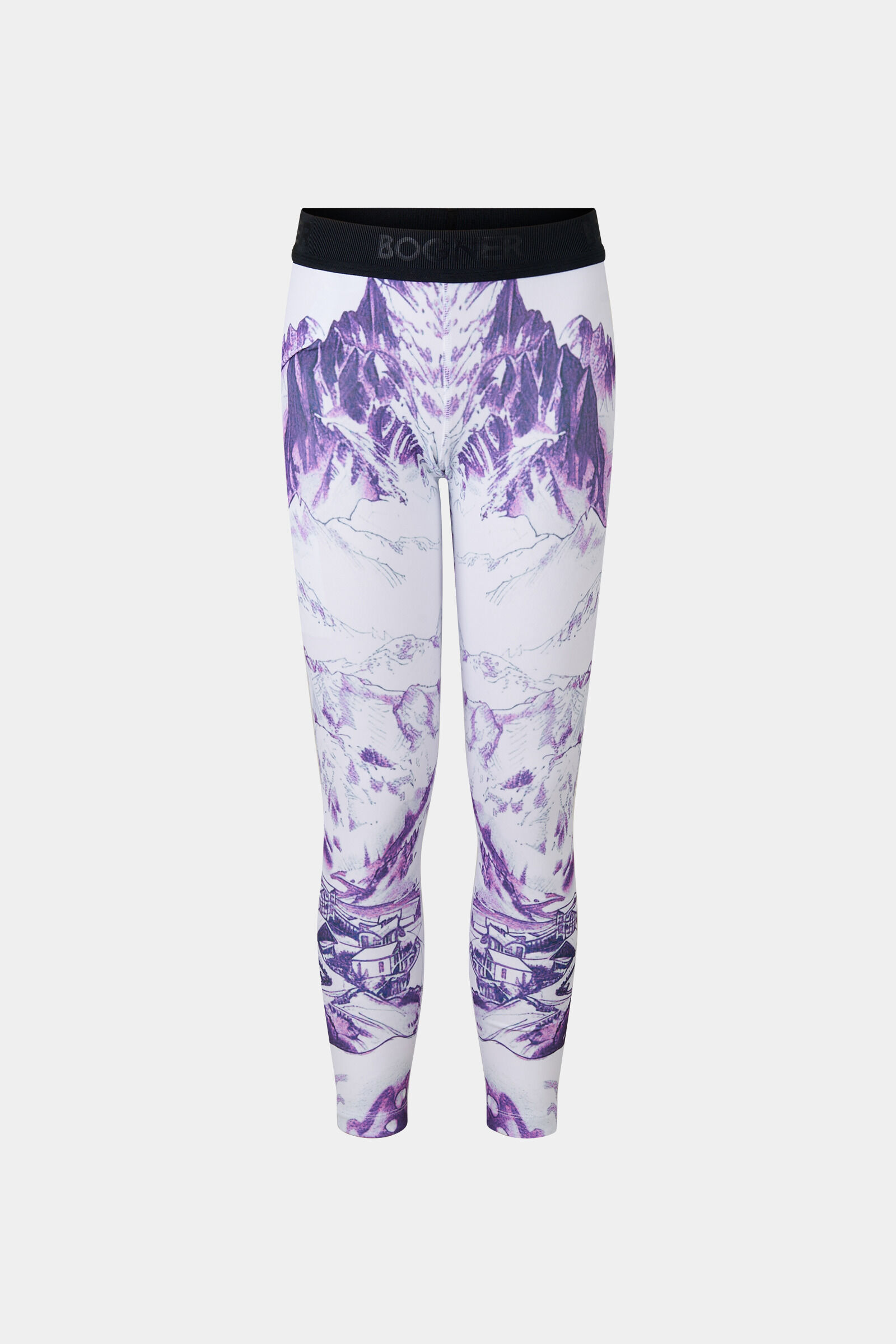 Kids Tights Lenya Purple/white