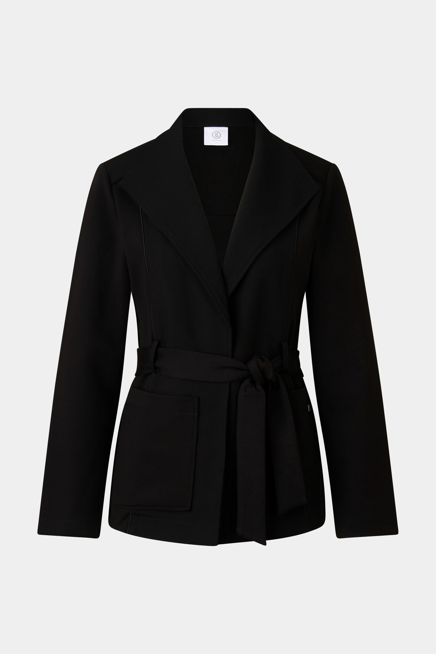 Jersey-Blazer Benisha Schwarz