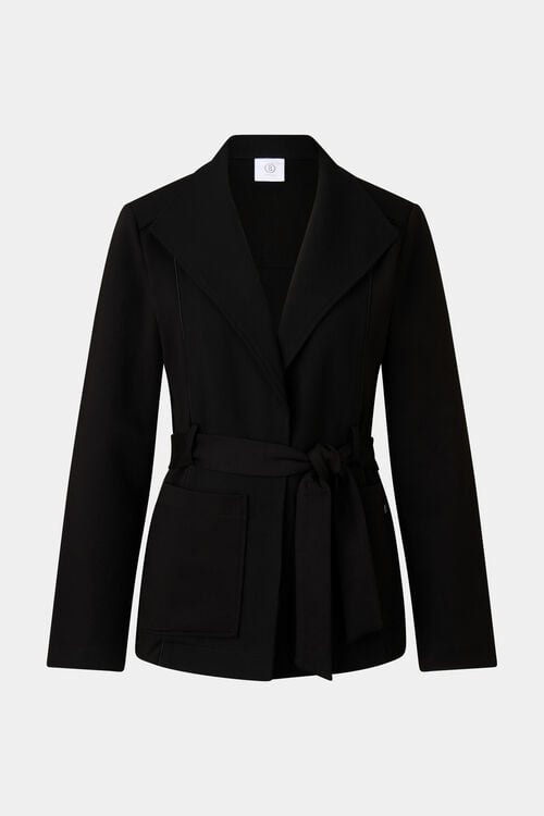 Jersey-Blazer Benisha Schwarz