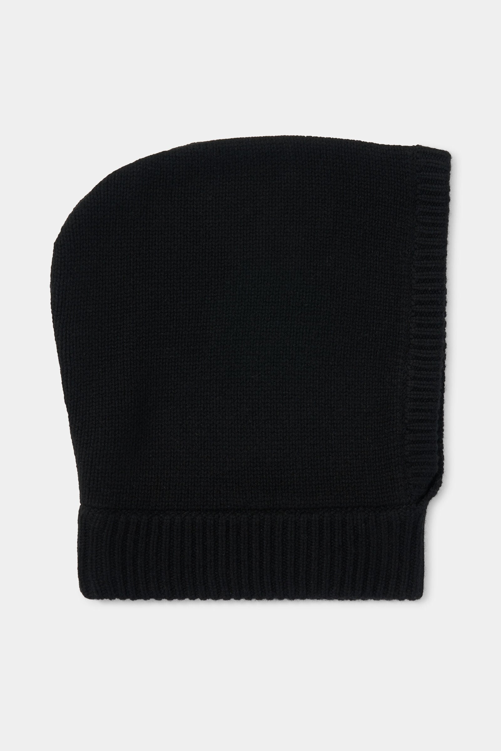 Berny Virgin Wool and Cashmere Balaclava Black