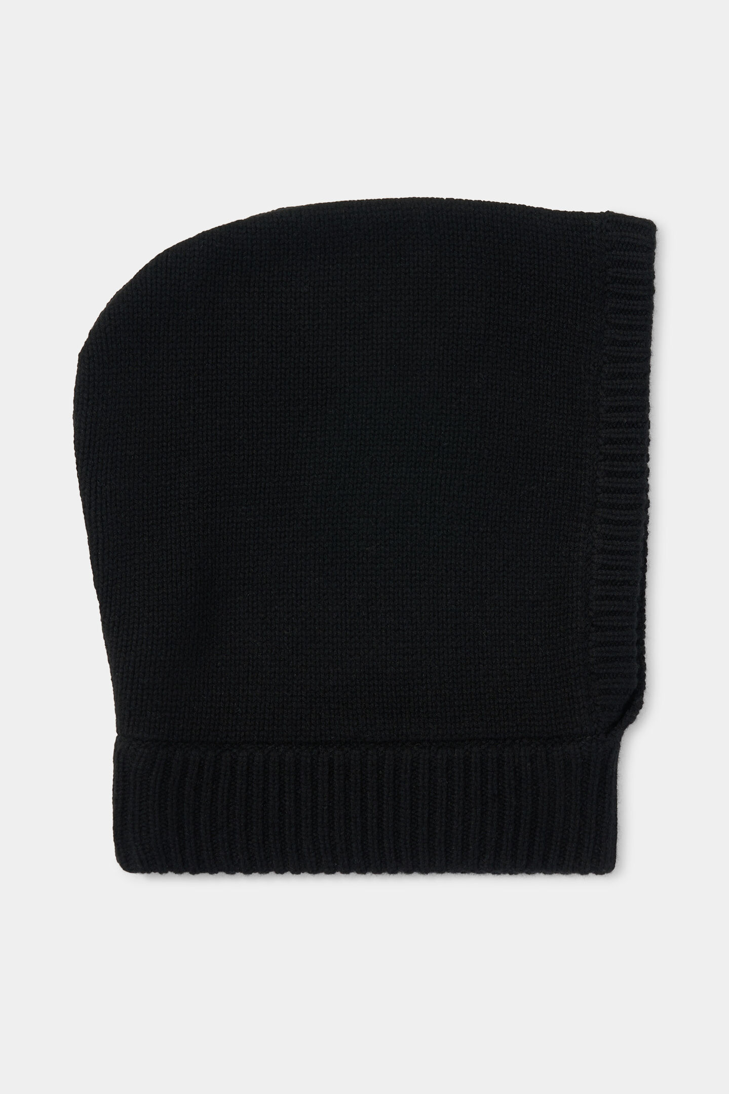 Berny Virgin Wool and Cashmere Balaclava Black