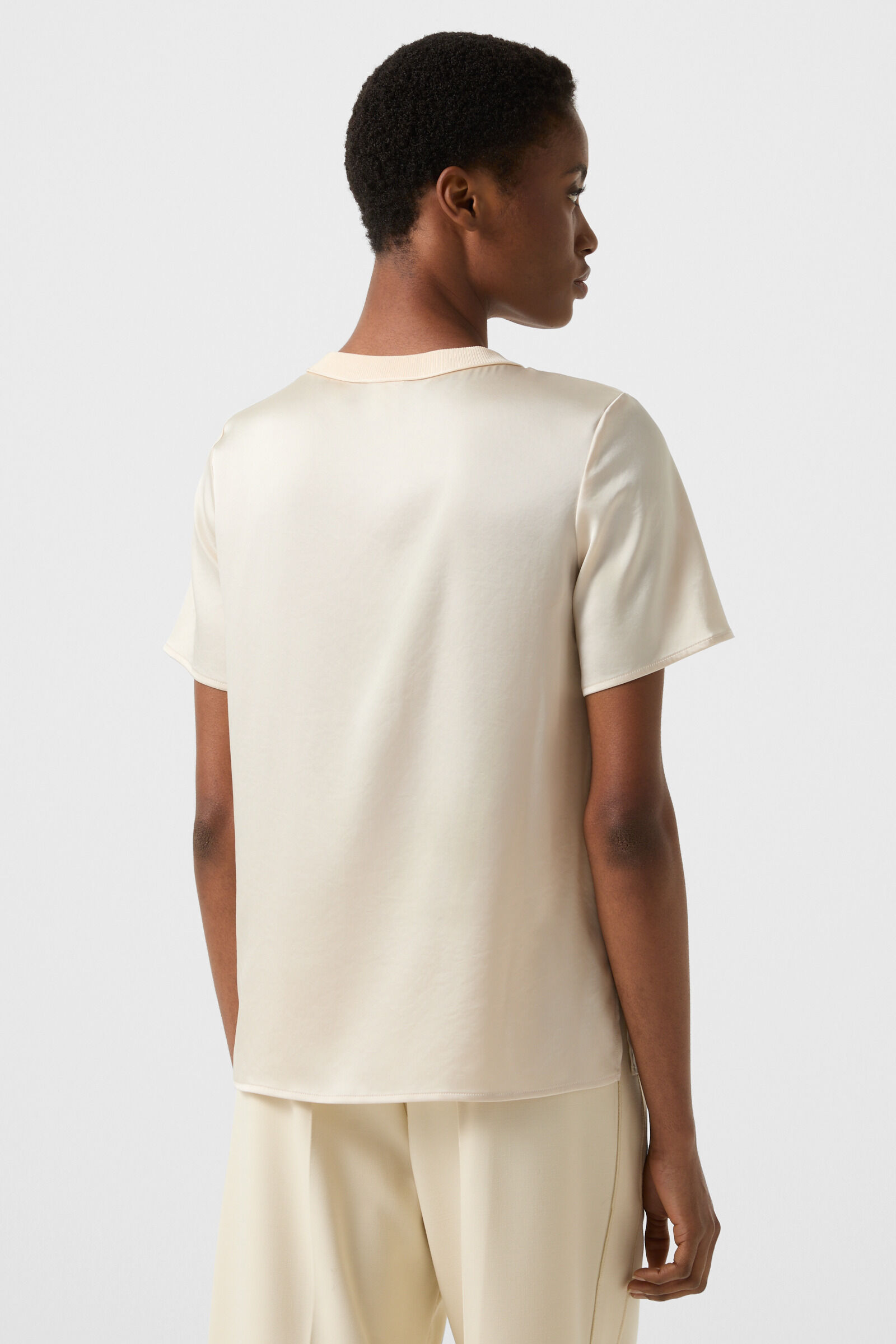 Satin shirt Dylan Sand