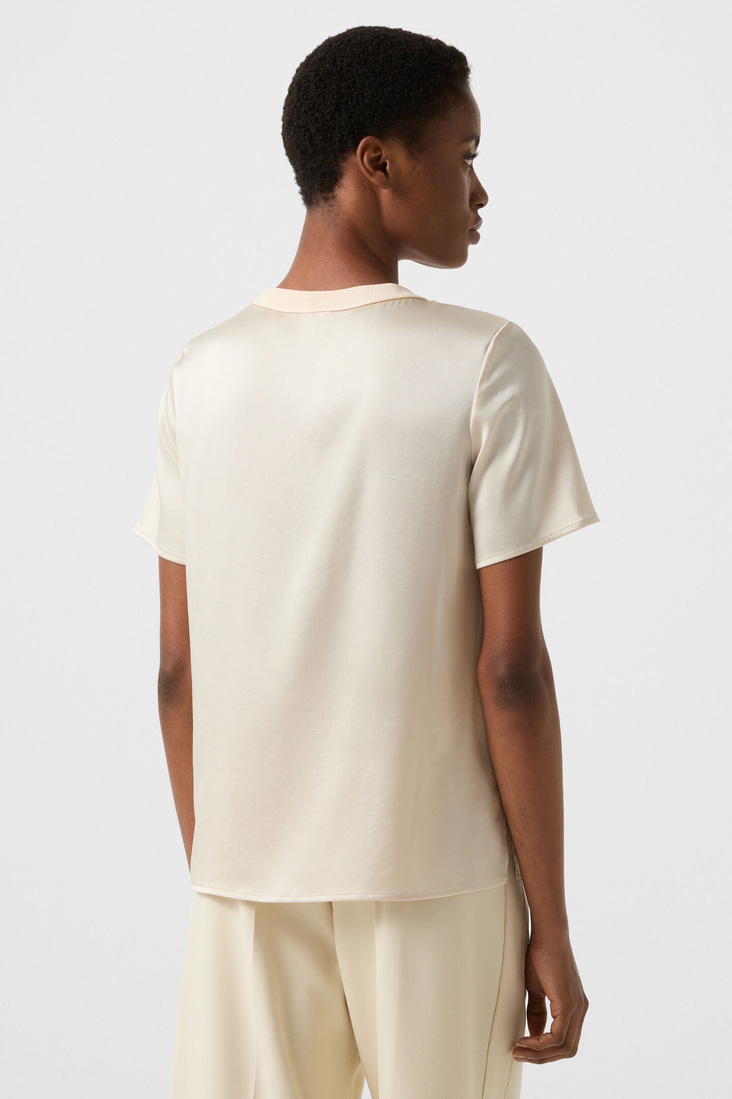 Satin-Shirt Dylan Sand