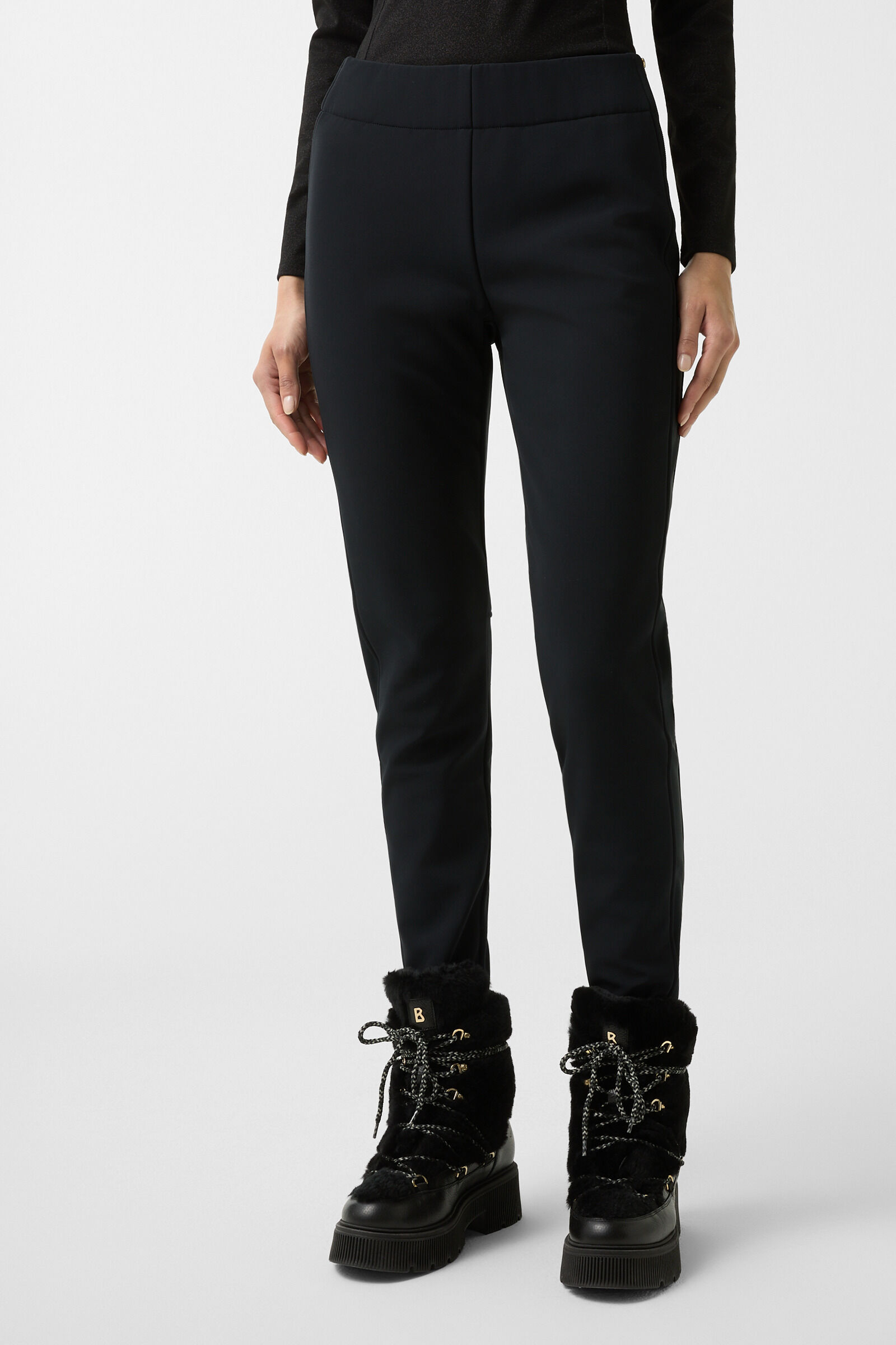 Roma softshell functional pants Black