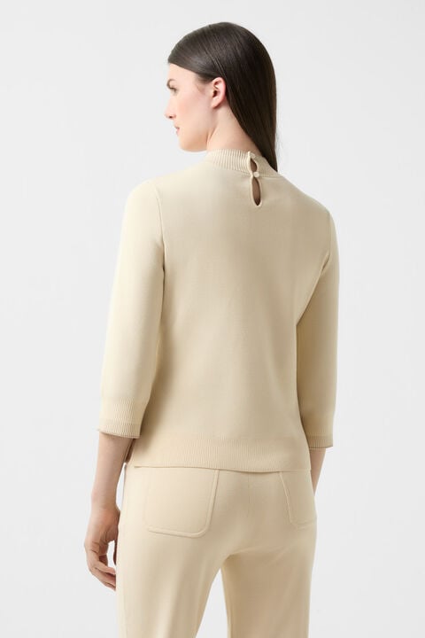 Berrit knitted shirt Cream Berrit knitted shirt Cream