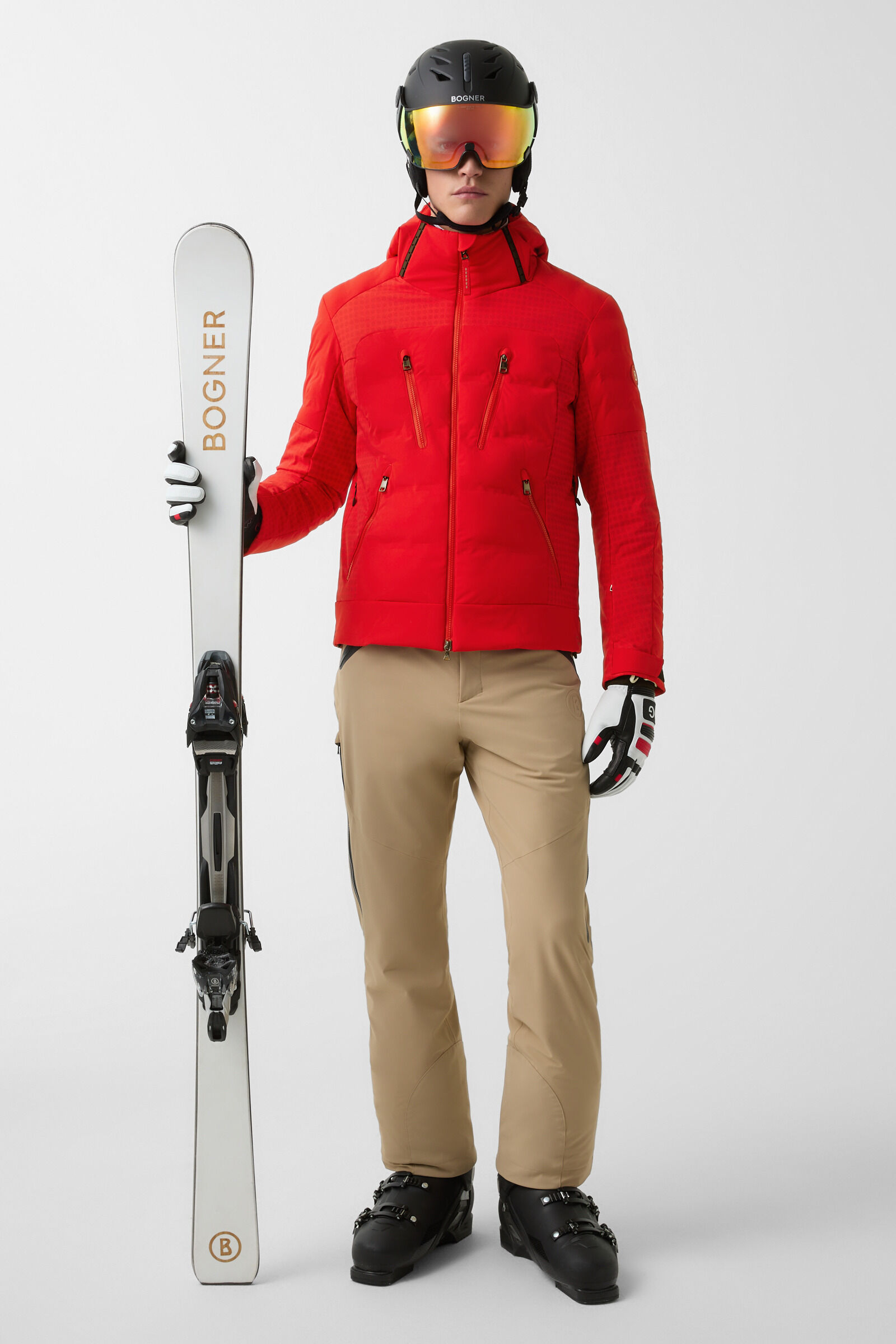 Fionn ski jacket Red