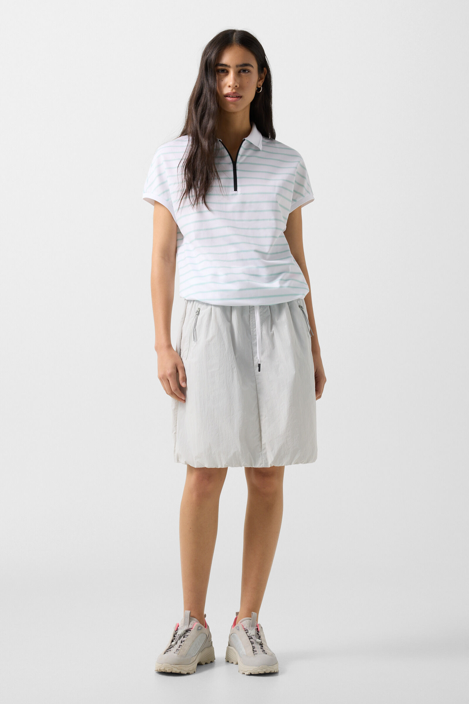 Gaja polo shirt Mint/white