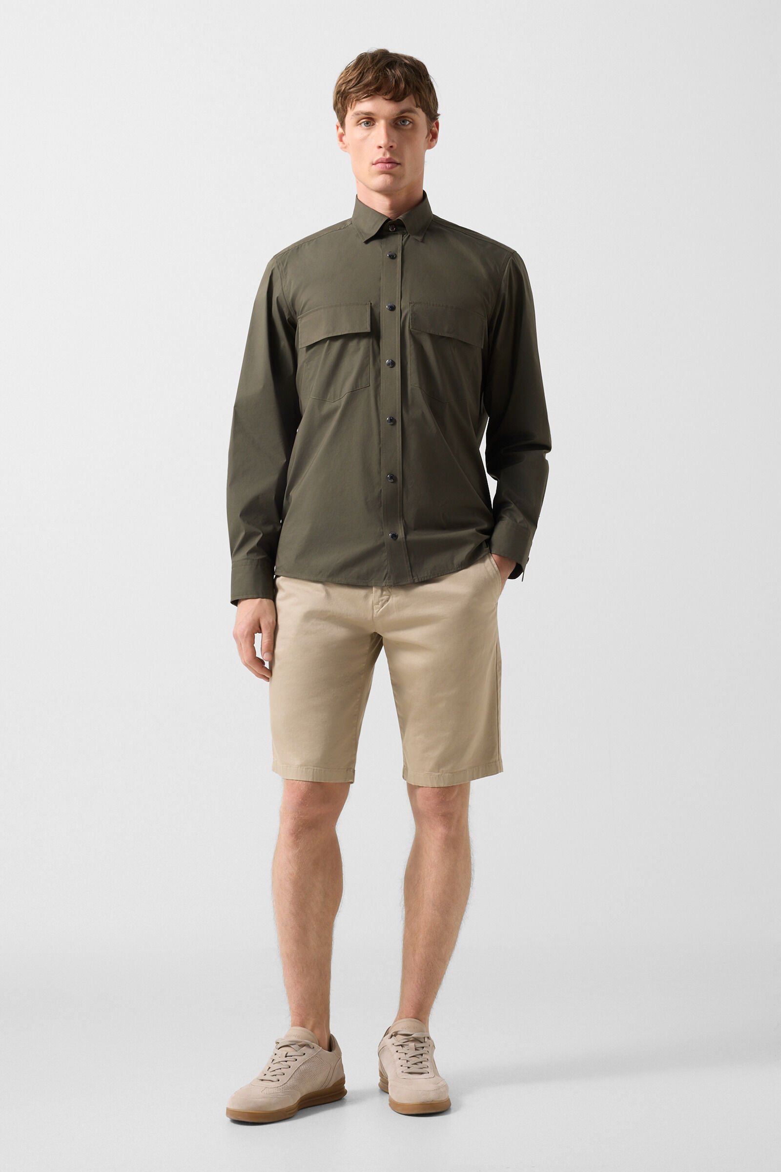 Shirt Heiko Olive green