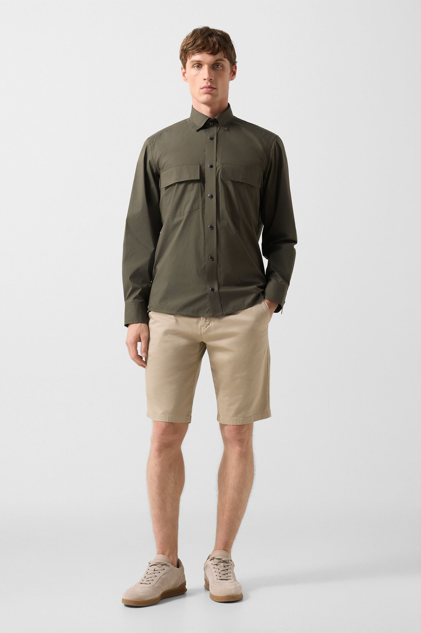 Shirt Heiko Olive green
