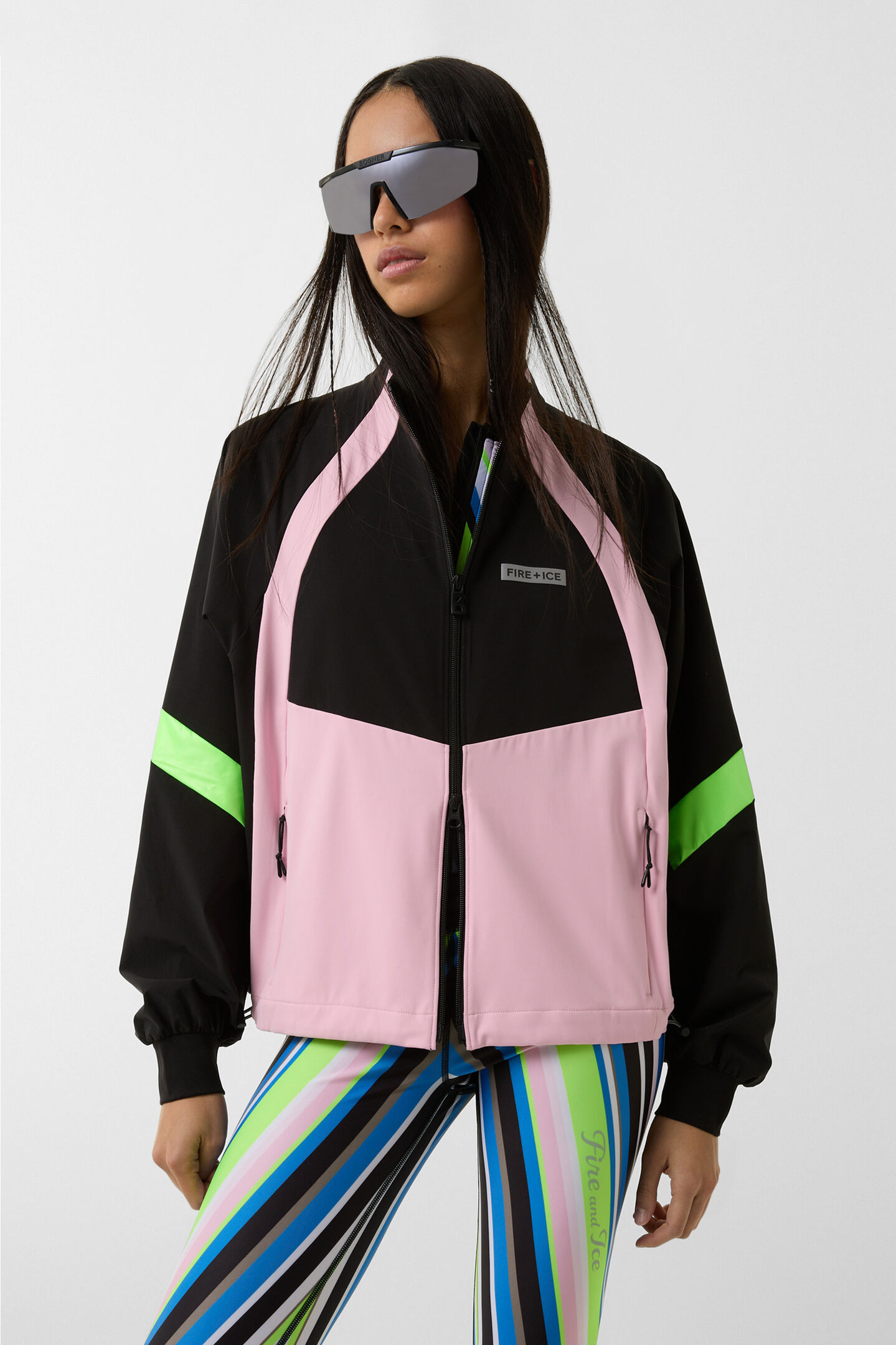 Alina functional jacket Black/pink