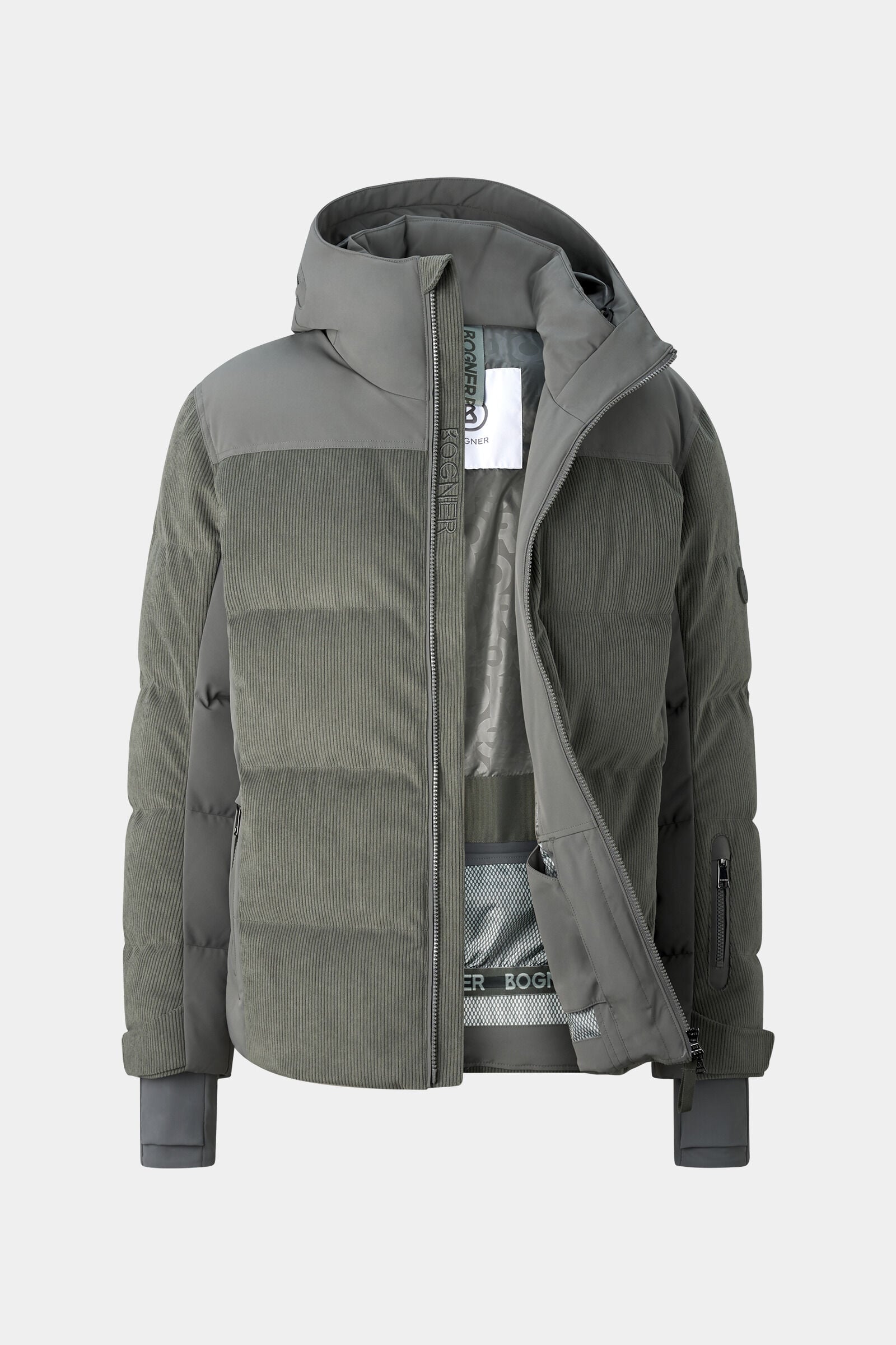 Corsin corduroy ski jacket Sage Grey