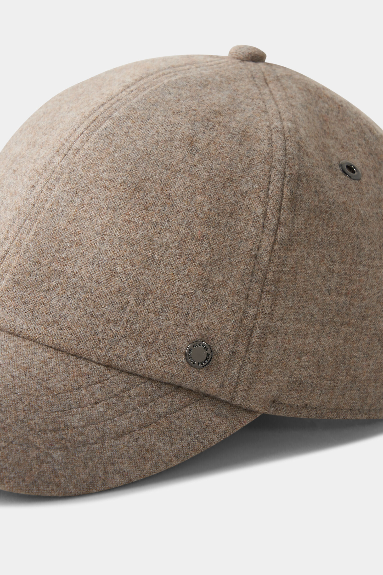 Casquette en flanelle Ralf Greige