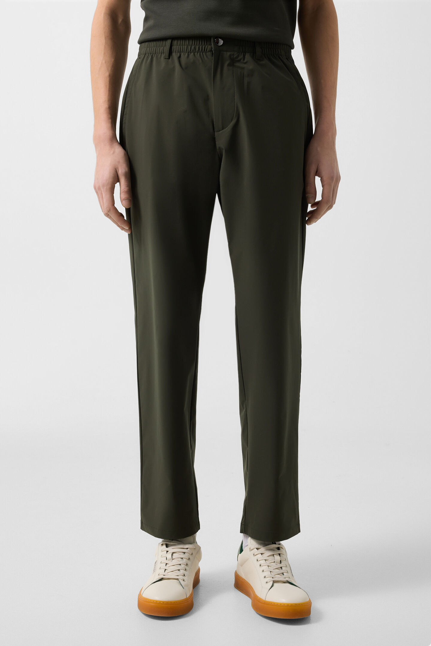 Stretch trousers Marcus Olive green