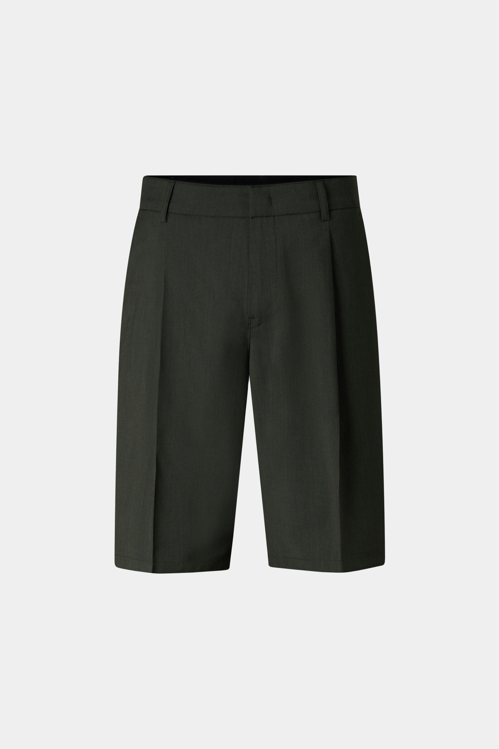 Johny pleated shorts Olive green