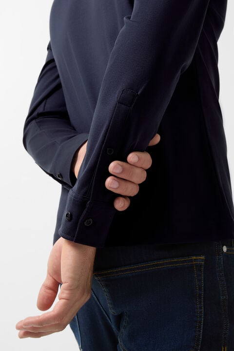 Jersey-Hemd Franz Navy-Blau Jersey-Hemd Franz Navy-Blau