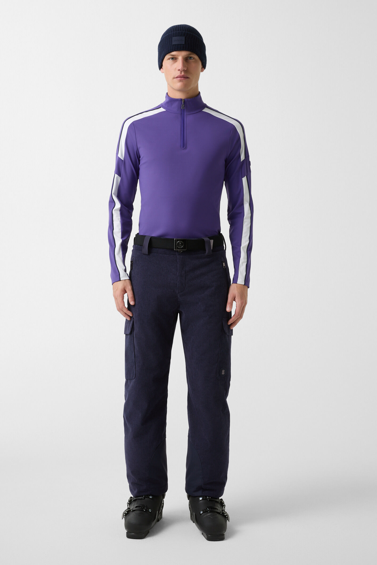 Corbin corduroy ski trousers Navy blue