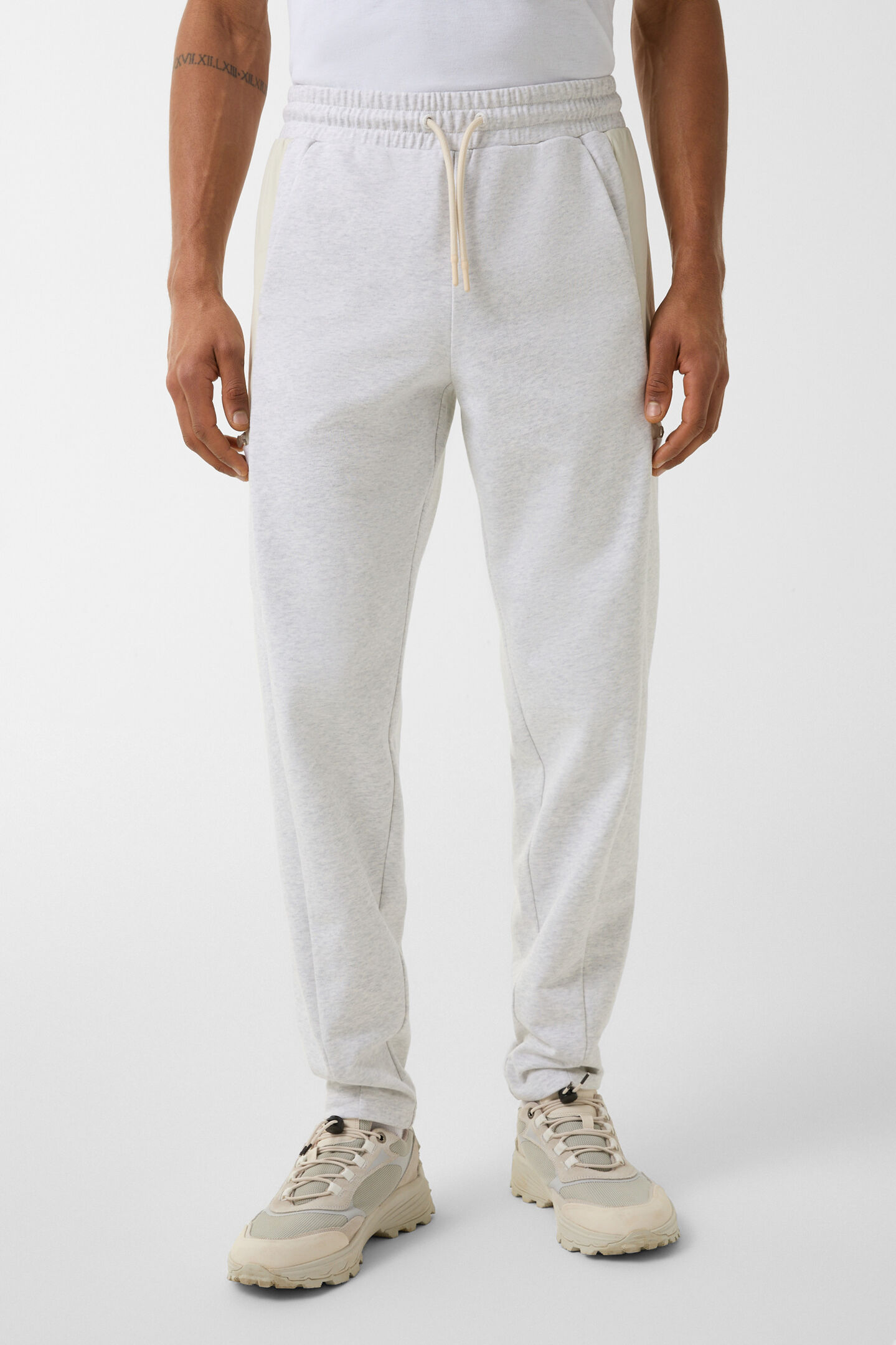 Nilay sweatpants Light gray/sand