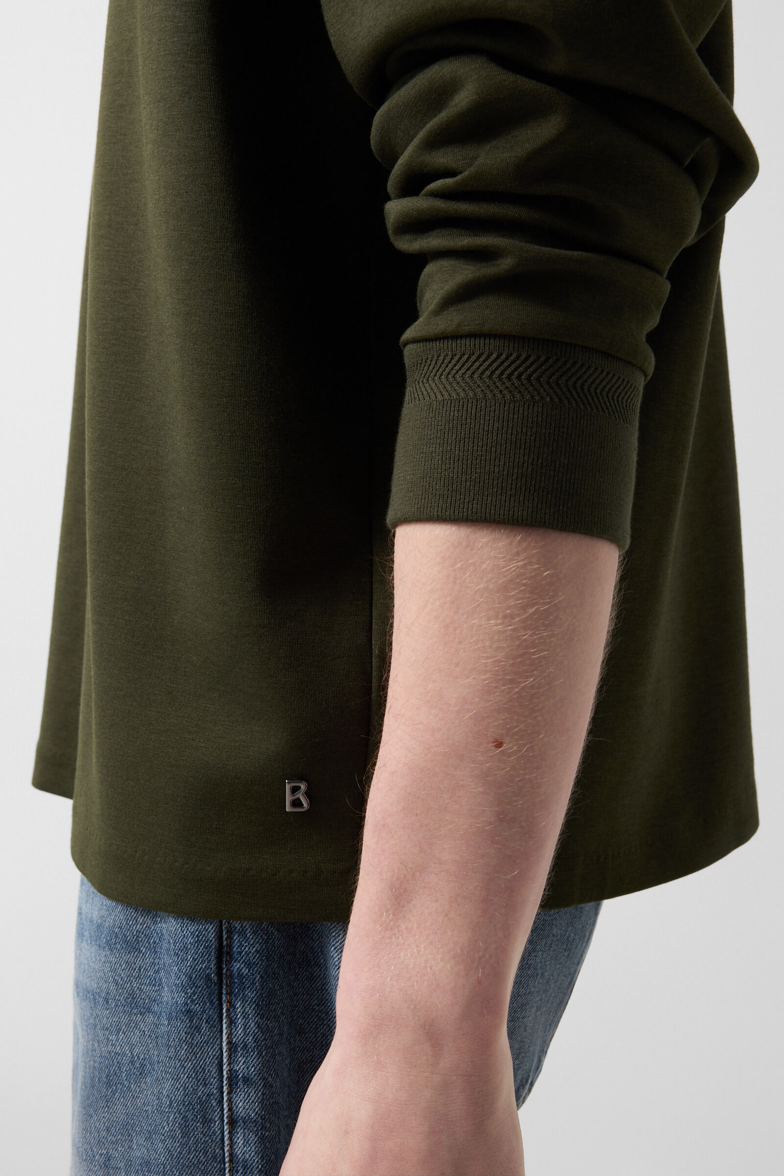 Lionel polo sweatshirt Olive green