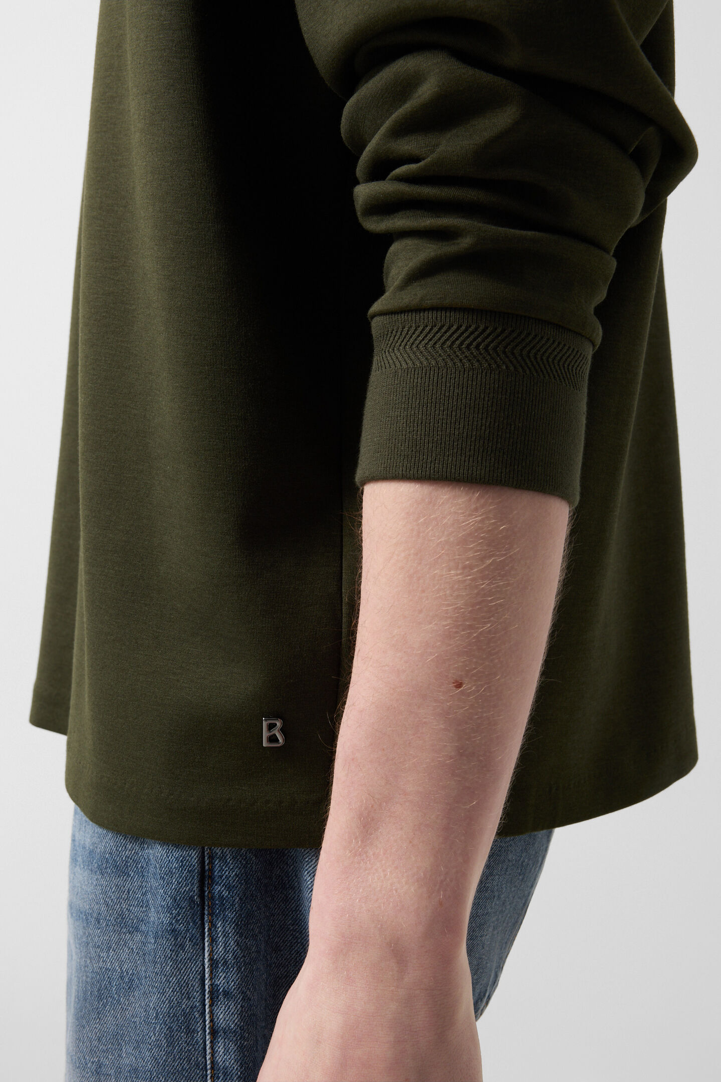 Lionel polo sweatshirt Olive green