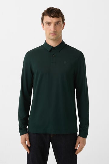 Polo-Longsleeve Timon Dunkelgrün Polo-Longsleeve Timon Dunkelgrün