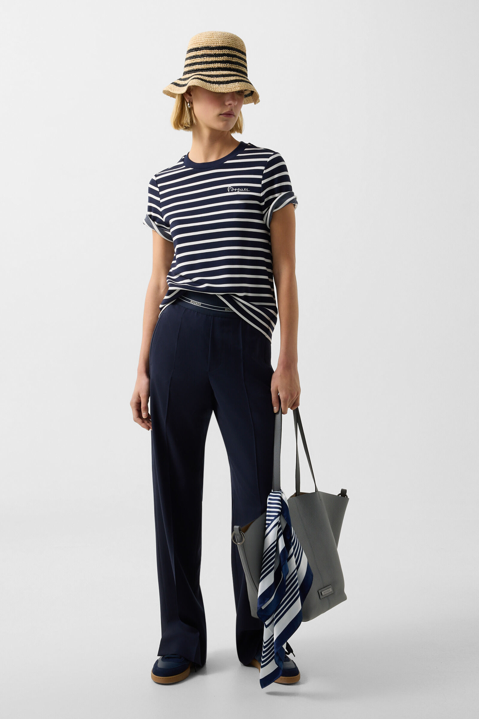 Rachel T-shirt Marineblauw/off-white