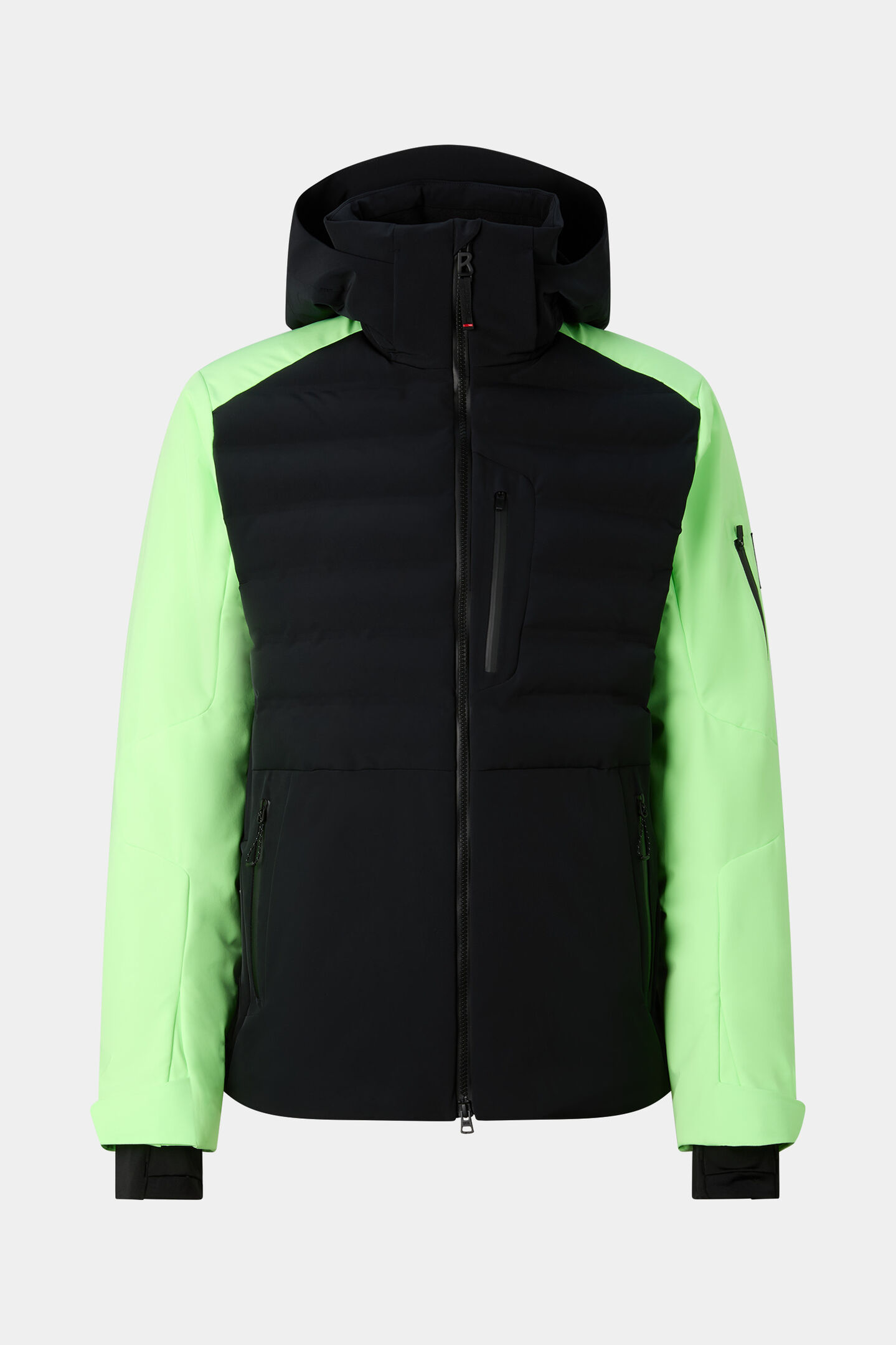 Ivo ski jacket Black/Neon Green