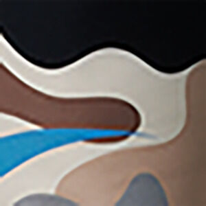 Beige/Blue/Black