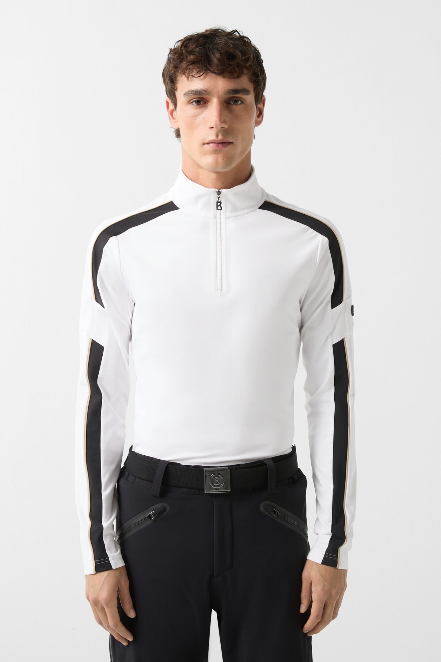 Première couche Jannik blanc/noir