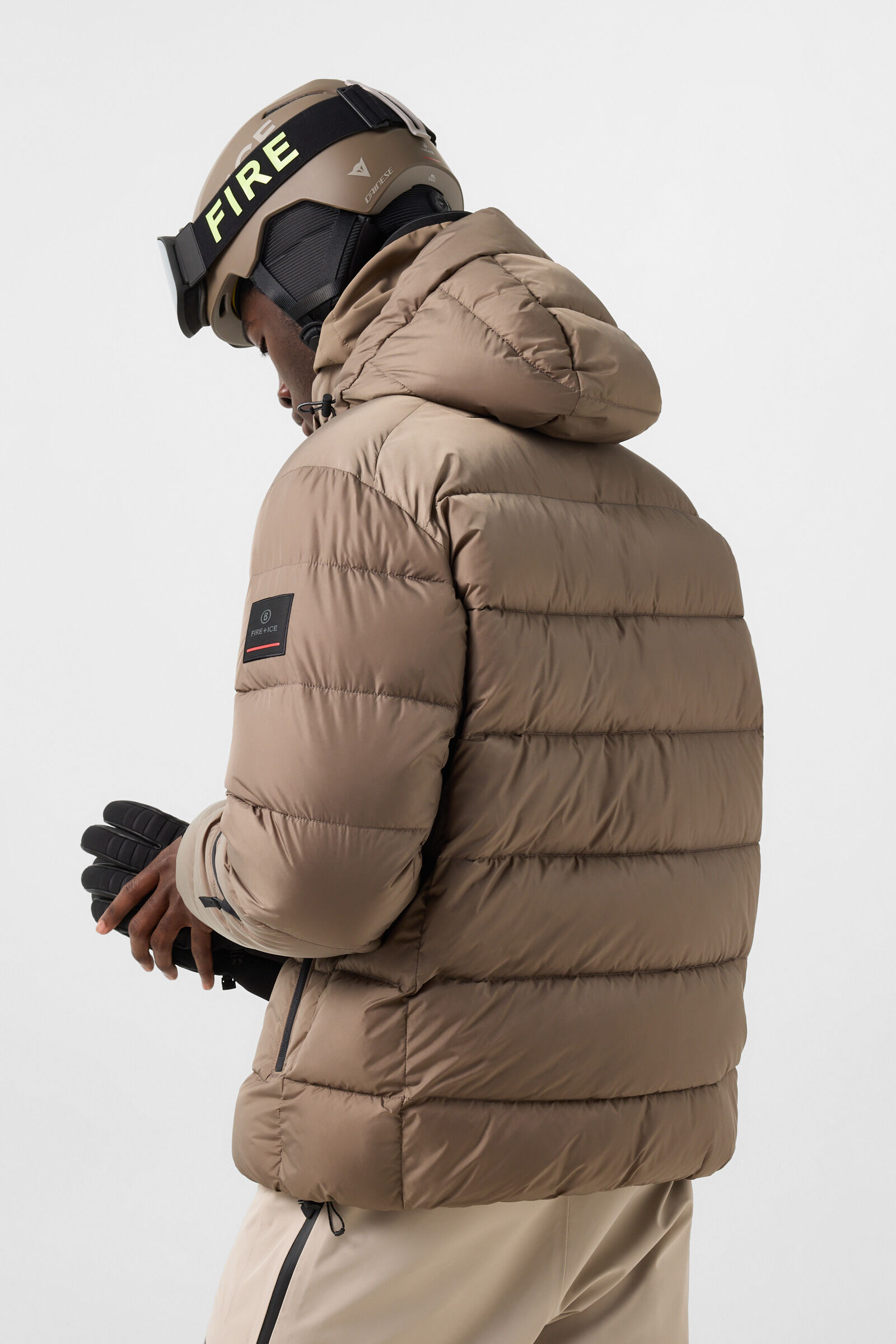 Luka ski jacket Taupe