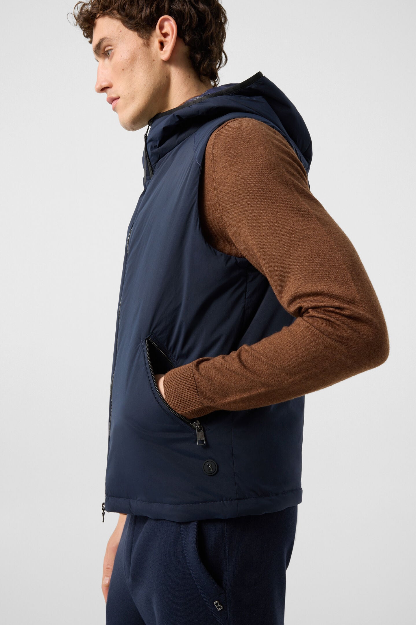 Clion lightweight down waistcoat Navy blue