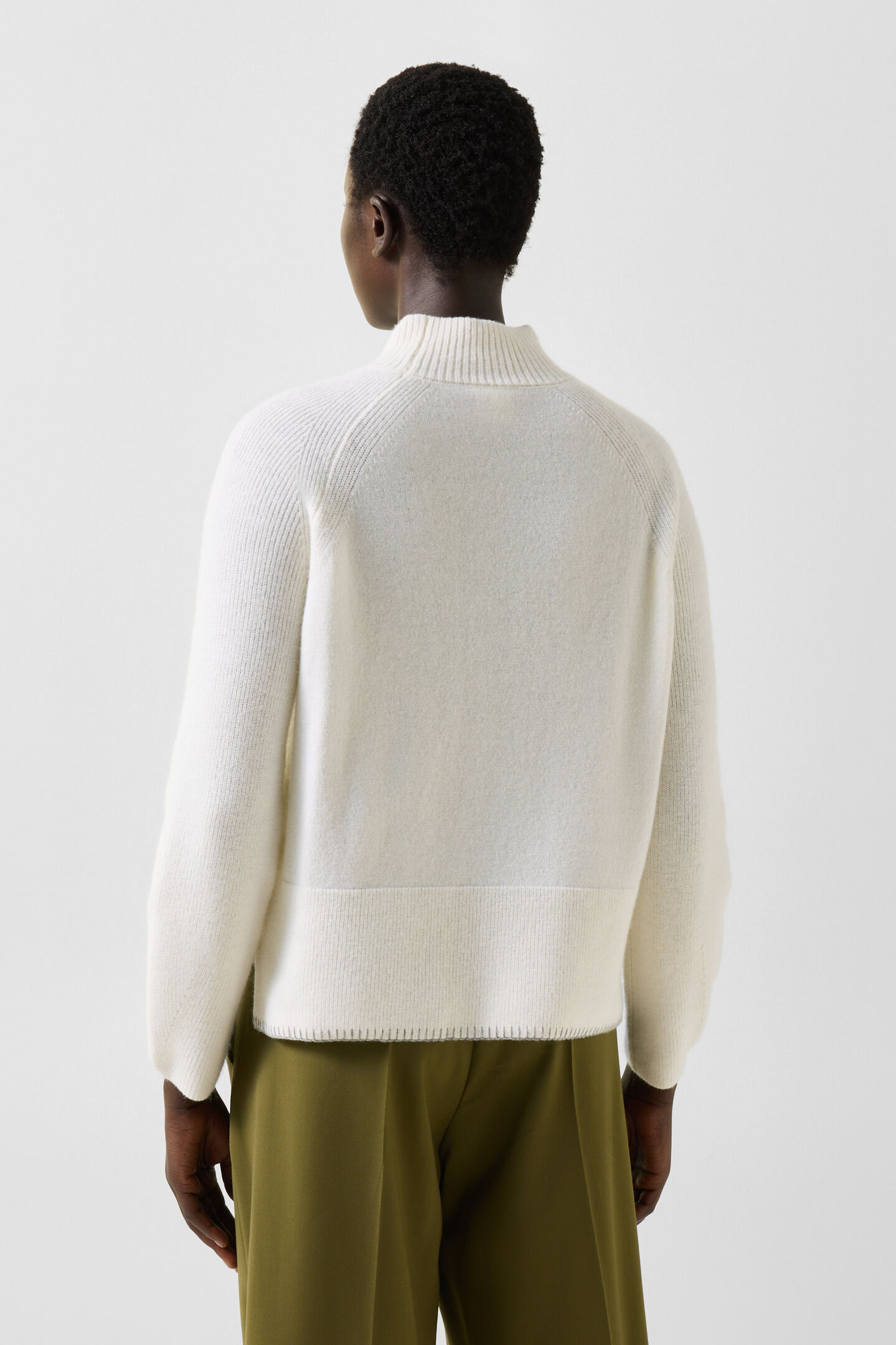 Schurwoll-Pullover Lena Off-White