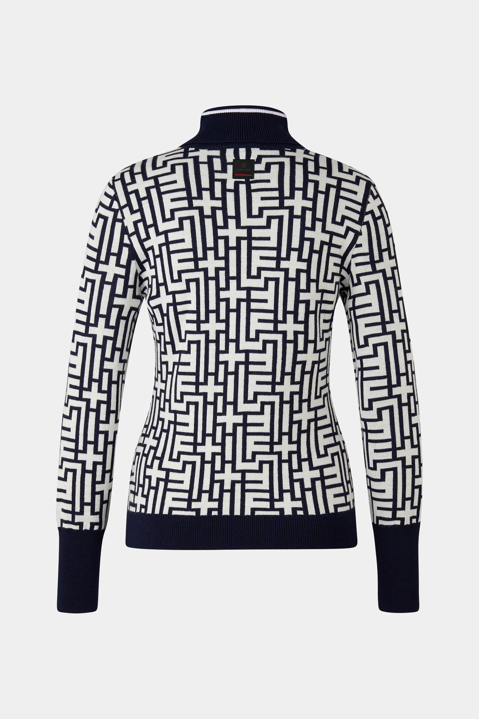 Jacquard jumper Maira Dark blue/white